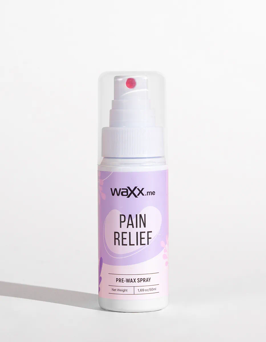 Pain relief pre-wax spray