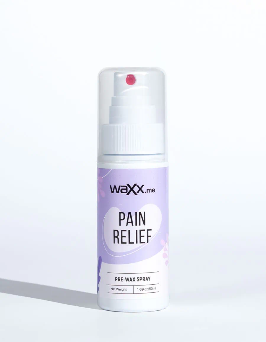 Pain relief pre-wax spray