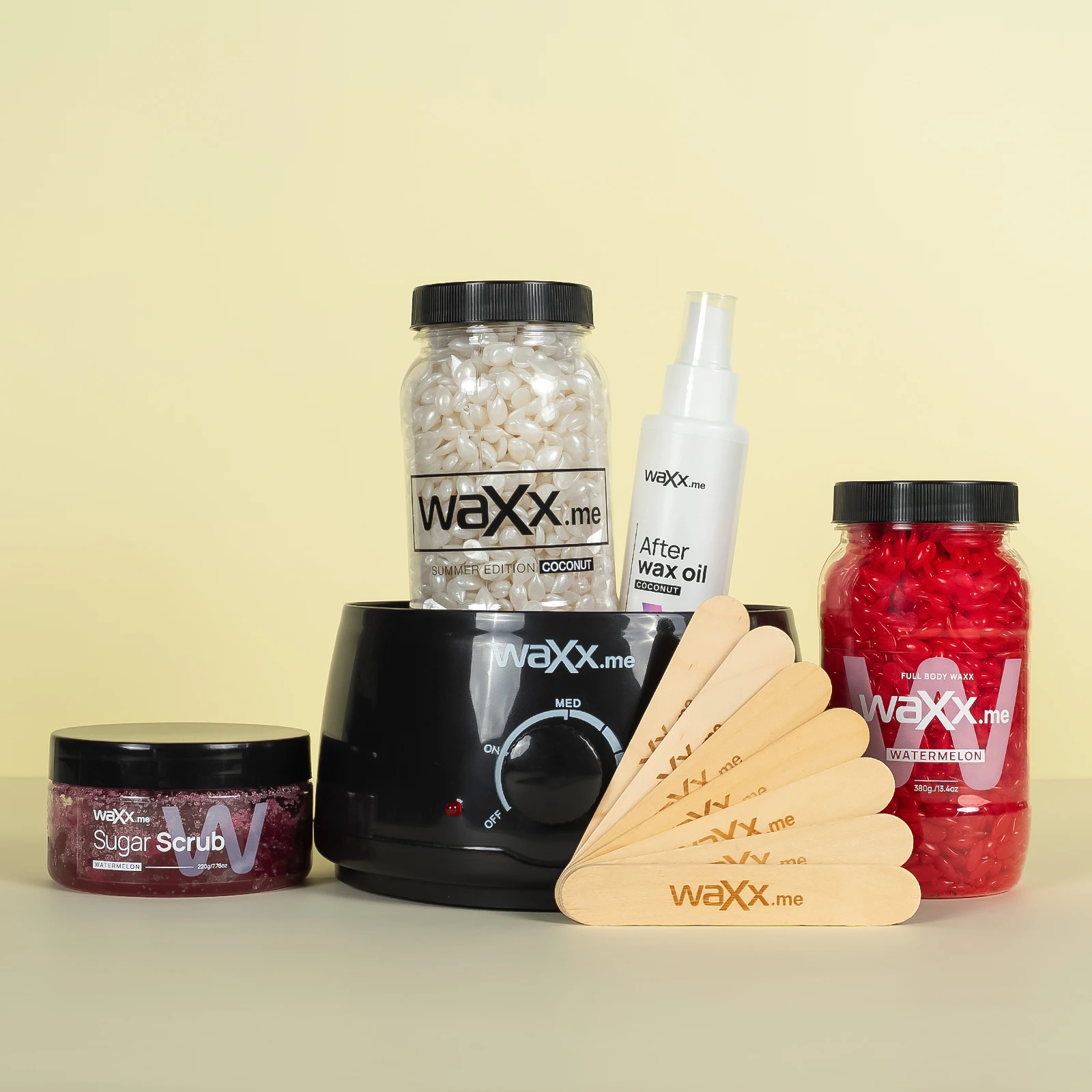 WaXx Box Tropical Duo  + Δωρο Λάδι χρήσης μετά την εφαρμογή του κεριού 