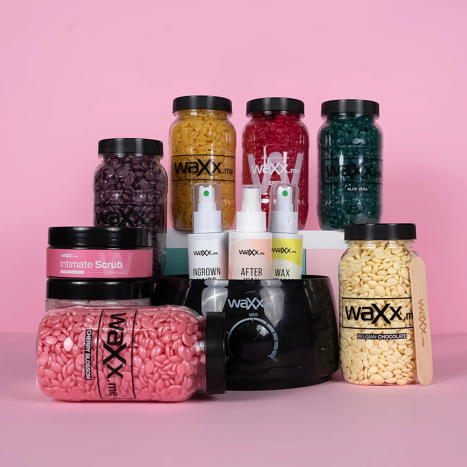 WaXx Cherry Glow Box  + Cadou 2 Ceară pentru corp 