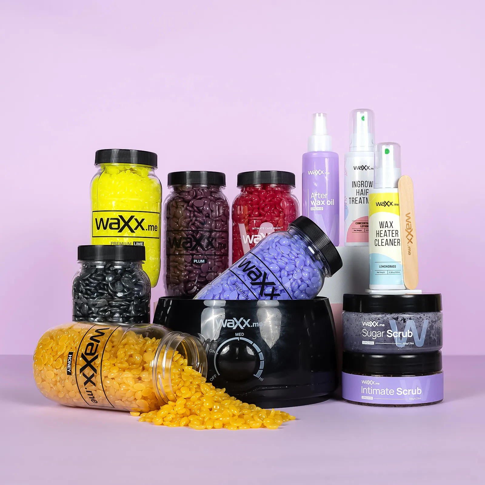 WaXx Box Purple Touch  + Cadou 2 Ceară pentru corp 