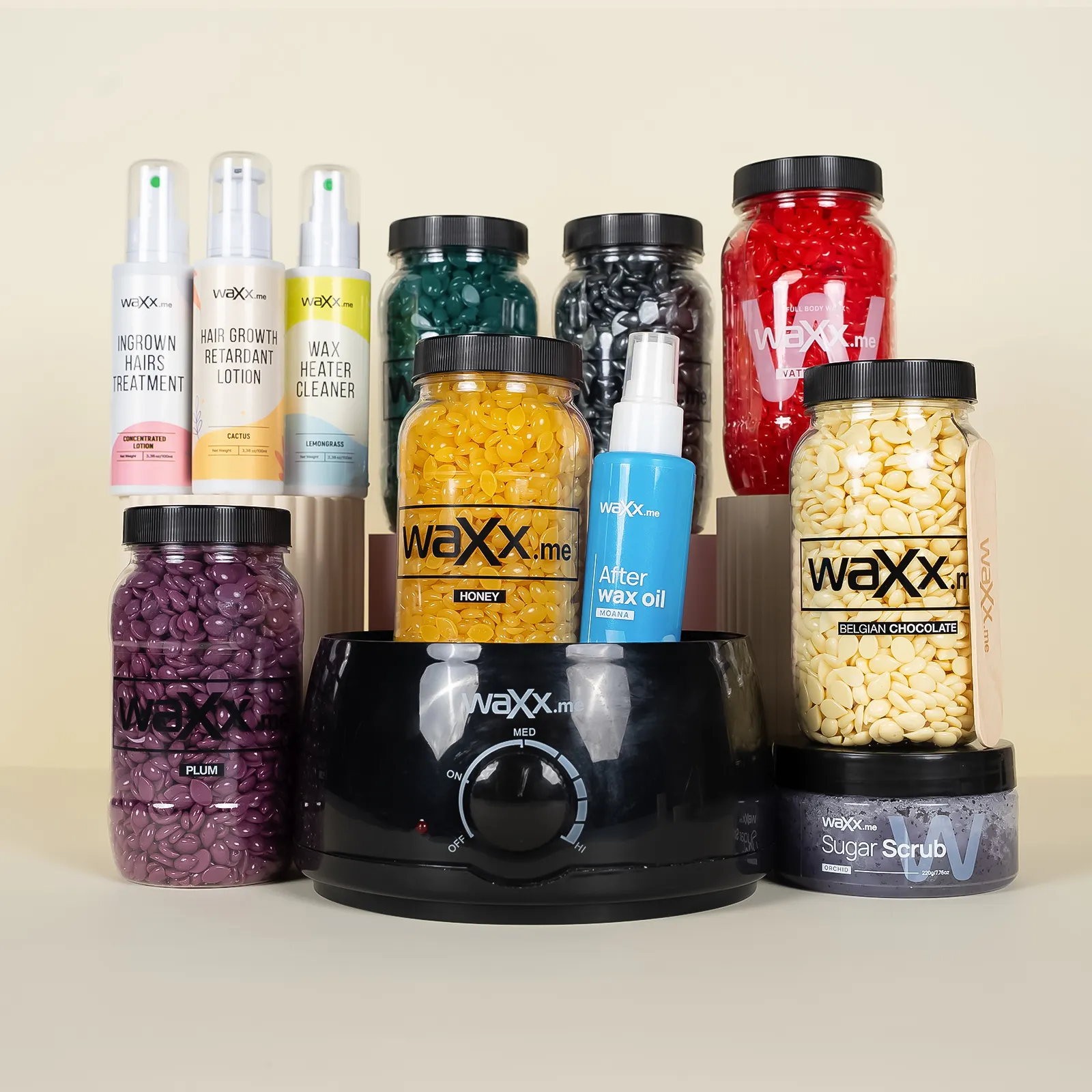 WaXx Box Beach-Ready  + Cadou 2 Ceară pentru corp 