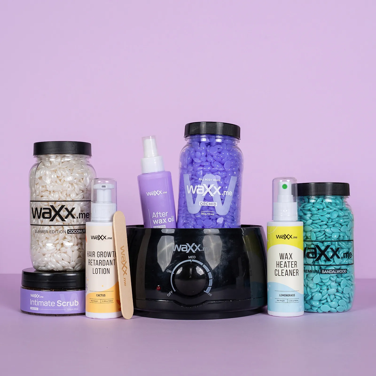 WaXx Box Orchid Skin Ritual  + Gift Hair growth retardant lotion - Cactus  