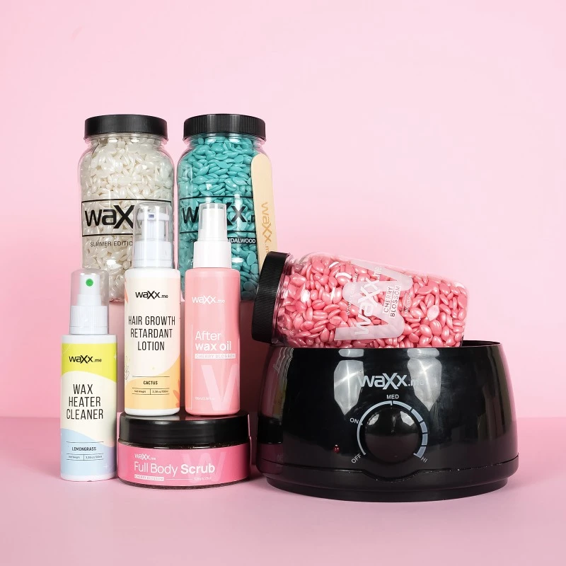 WaXx Box Pink Touch  + Δώρο Λοσιόν για την επιβράδυνση της ανάπτυξης τριχοφυΐας 