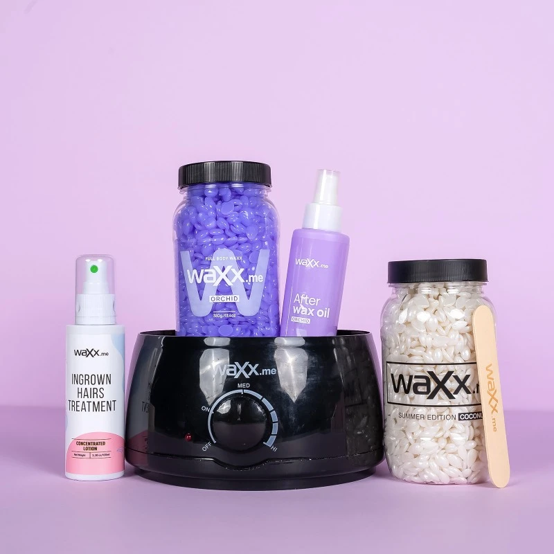 WaXx Box Orchid Glow  + Δώρο Λάδι χρήσης μετά την εφαρμογή του κεριού 