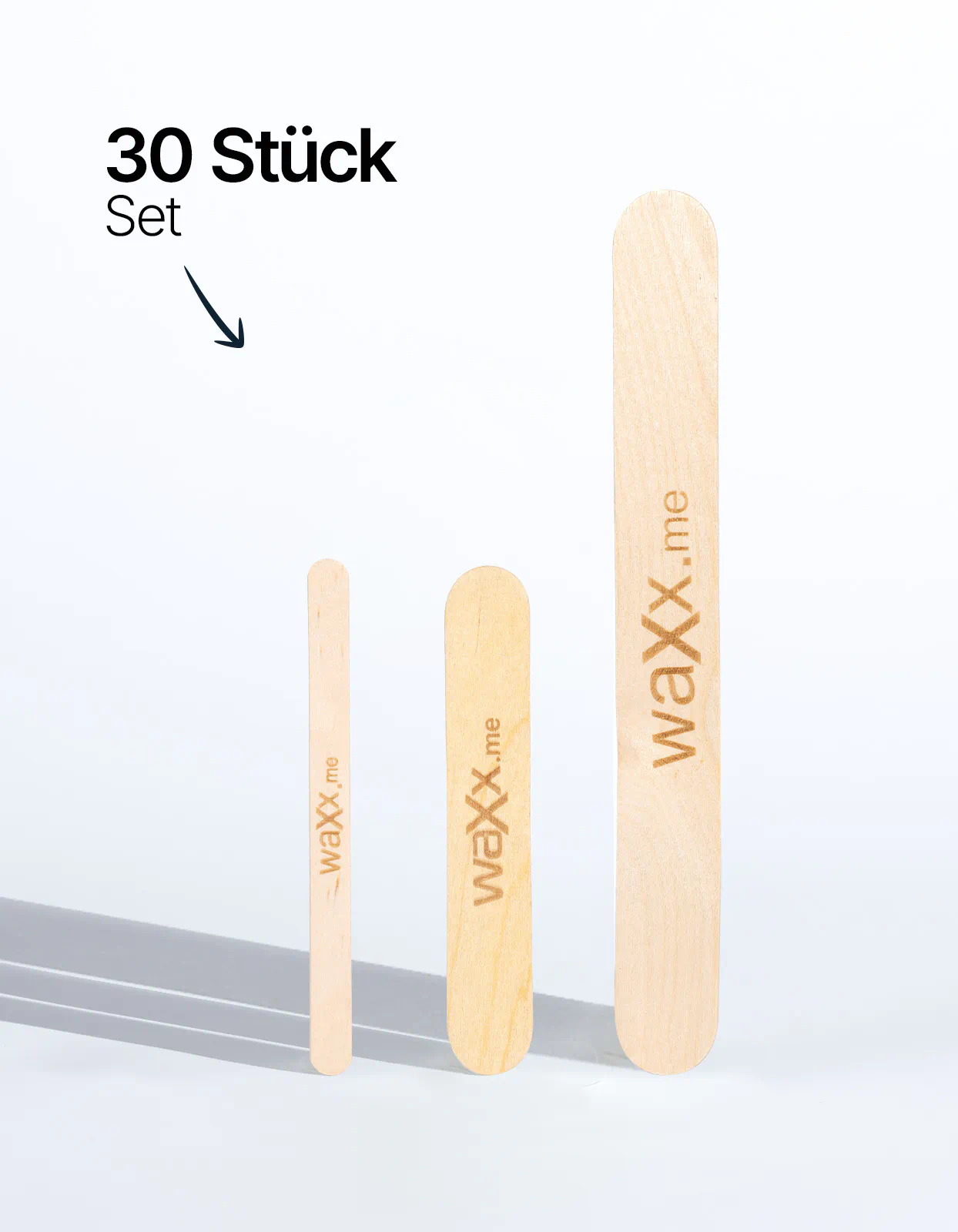Spatel-Set mit 3 Größen – 30 Stück