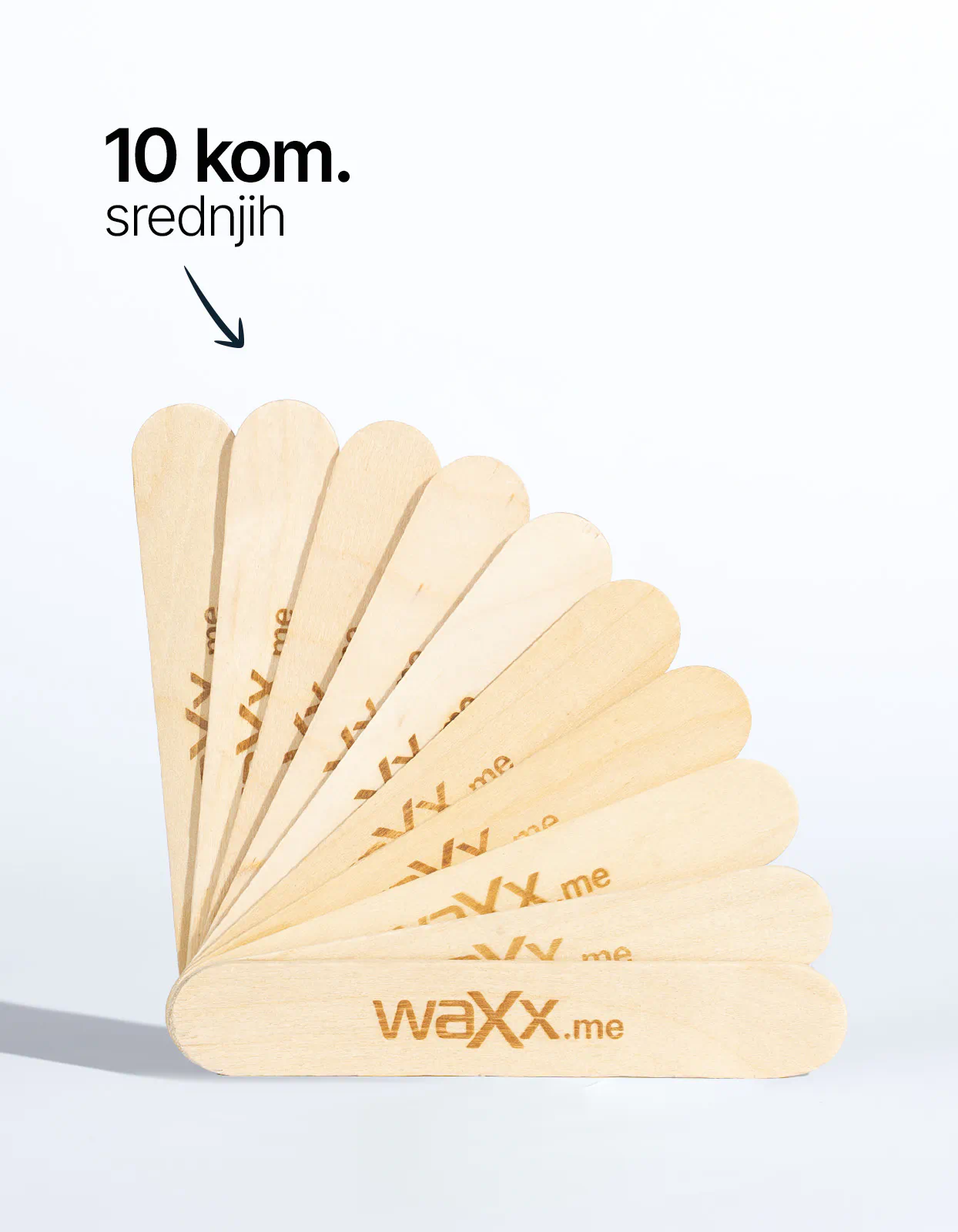 Drvene lopatice srednje veličine – 10 kom.