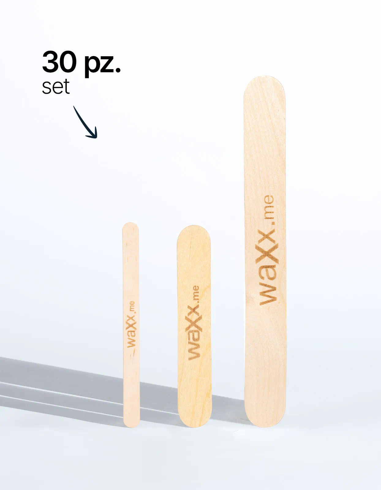 Set di 3 misure di spatole – 30 pz.