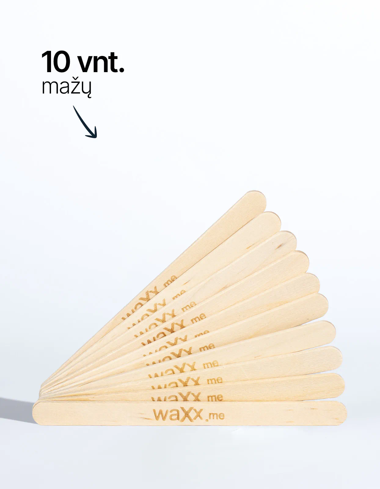 Mažos medinės mentelės – 10 vnt.