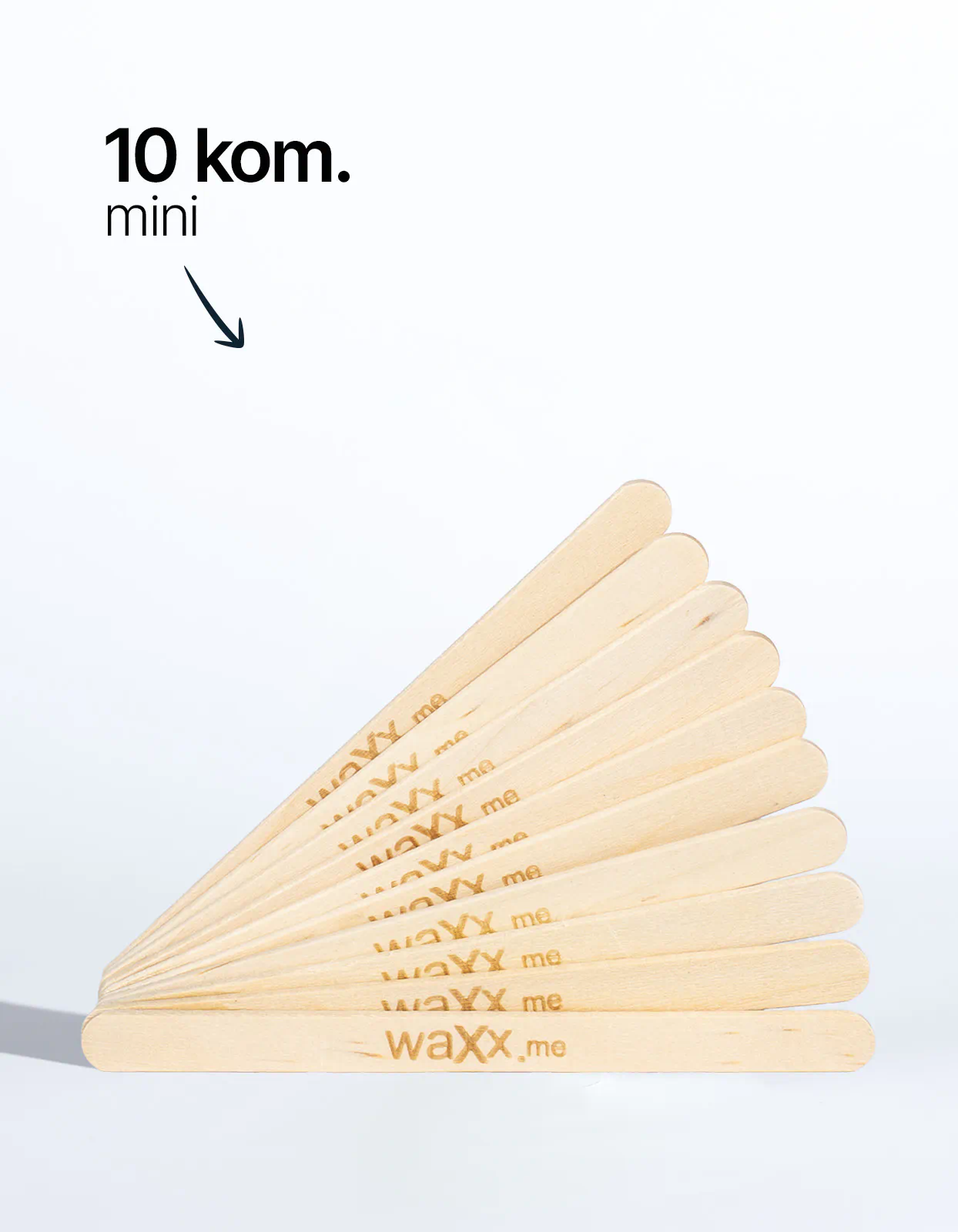 Mini drvene špatule – 10 kom.